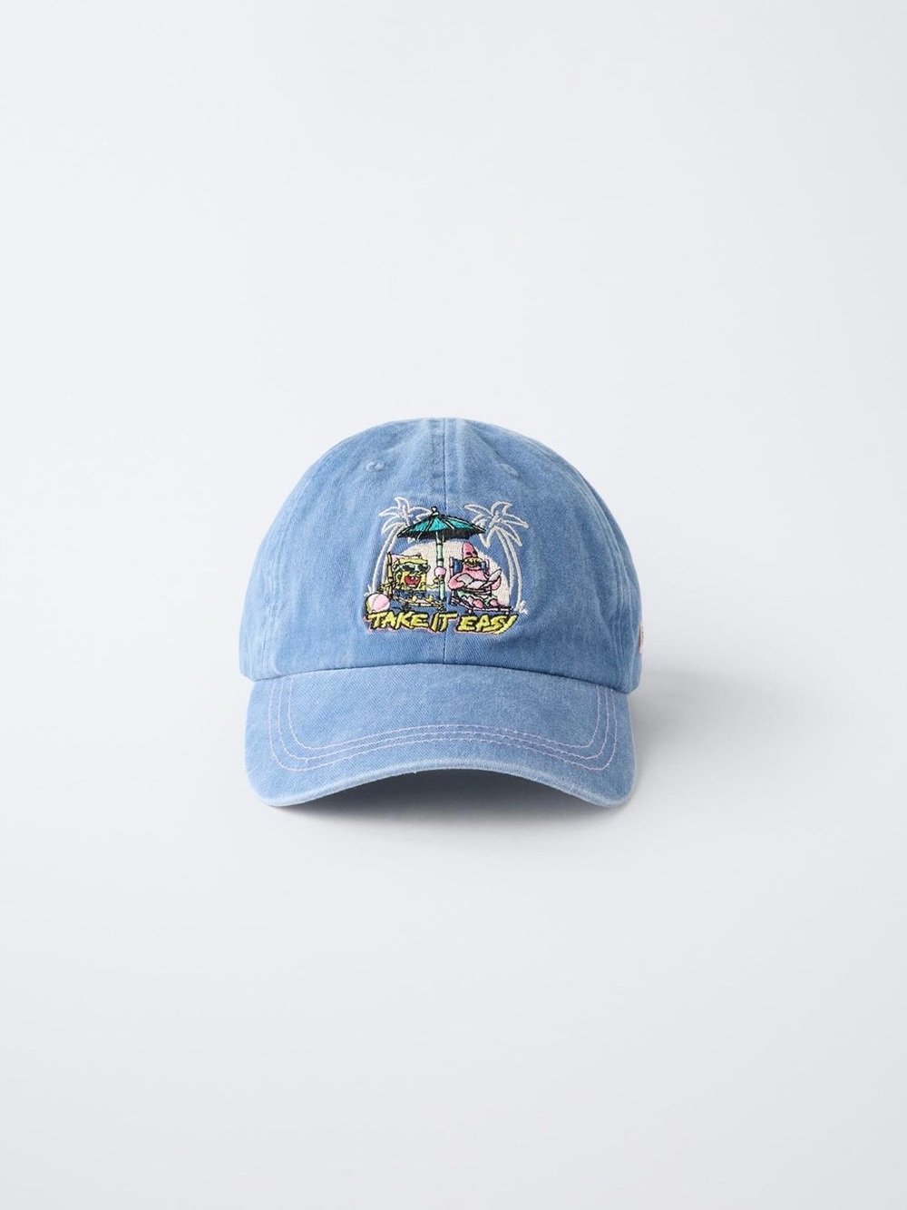 Zara SpongeBob Squarepants Nickelodeon embroidered cap